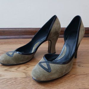 Fluevog Olive Green heels